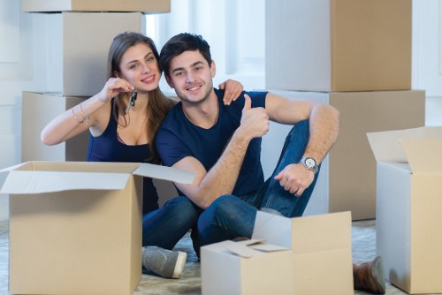 Removal team helping with a residential move in Richmond