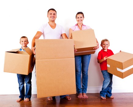 Family furniture being transported in Richmond