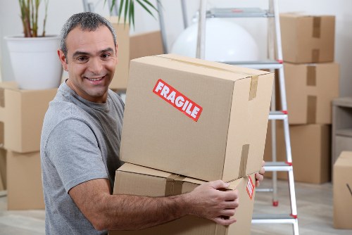 Man with van service in Richmond handling a local move