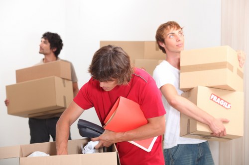 Richmond man and van loading furniture for transport