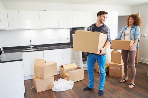 Retail and office assets being securely moved during a Richmond business relocation