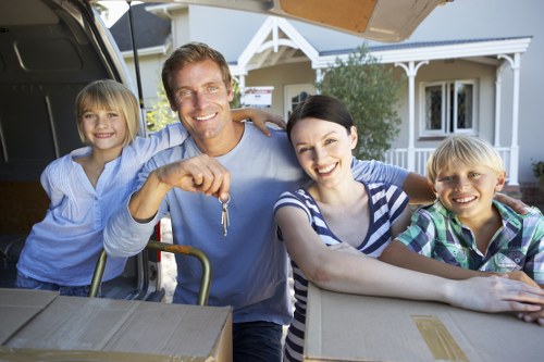 Packed household items ready for storage in Richmond