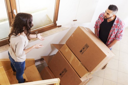 Local movers assisting with a student flat move in Richmond