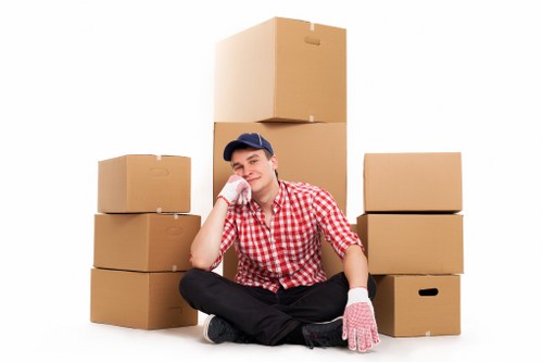 Local transfer station processing cardboard and bulky items