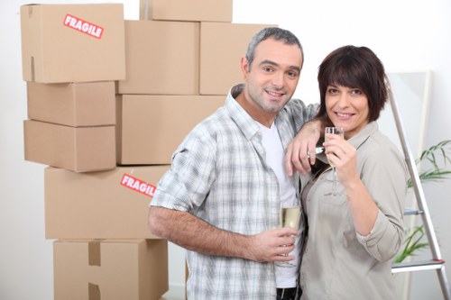 Movers loading furniture during an urgent relocation in Richmond